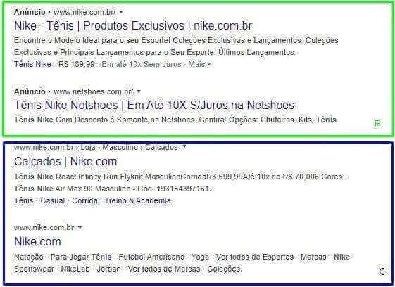 resultado após um bom trabalho de otimização de sites se baseando em uma palavra-chave concorrida
