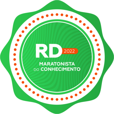 selo de premiação maratonista do conhecimento RD Station 2022
